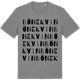 Mid Heather Gray t-shirt med Bönekvin ordlek t-shirt