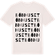 Vintage White t-shirt med Bönhuset ordlek t-shirt