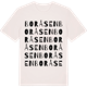Vintage White t-shirt med Boråsen ordlek t-shirt