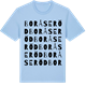 Blue Soul t-shirt med Boråseröd ordlek t-shirt