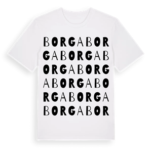 Borga ordlek t-shirt – ekologisk bomull t-shirt från Pinshirt