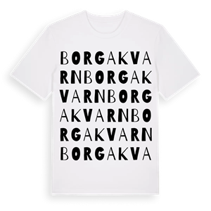Borga kvarn ordlek t-shirt – ekologisk bomull t-shirt från Pinshirt