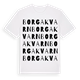Borga kvarn ordlek t-shirt