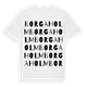 Borgaholm ordlek t-shirt