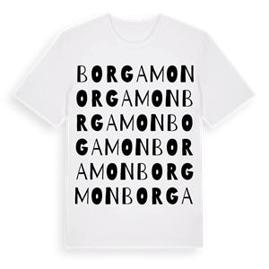 Borgamon ordlek t-shirt – ekologisk bomull t-shirt från Pinshirt