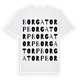 Borgatorp ordlek t-shirt