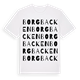 Borgbacken ordlek t-shirt