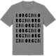 Mid Heather Gray t-shirt med Borgen ordlek t-shirt