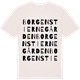 Vintage White t-shirt med Borgenstiernegården ordlek t-shirt