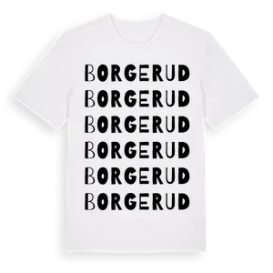 Borgerud ordlek t-shirt – ekologisk bomull t-shirt från Pinshirt