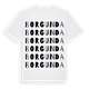 Borgunda ordlek t-shirt