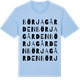 Blue Soul t-shirt med Börjagården ordlek t-shirt