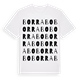 Borrabo ordlek t-shirt