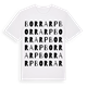 Borrarp ordlek t-shirt