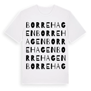 Borrehagen ordlek t-shirt – ekologisk bomull t-shirt från Pinshirt