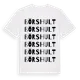White t-shirt med Börshult ordlek t-shirt