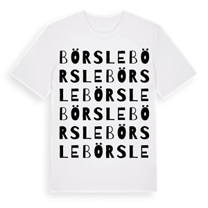 Börsle ordlek t-shirt – ekologisk bomull t-shirt från Pinshirt