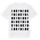 Boryd ordlek t-shirt