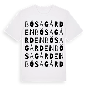 Bösagården ordlek t-shirt – ekologisk bomull t-shirt från Pinshirt