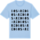 Blue Soul t-shirt med Bosared ordlek t-shirt