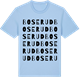 Blue Soul t-shirt med Boserud ordlek t-shirt