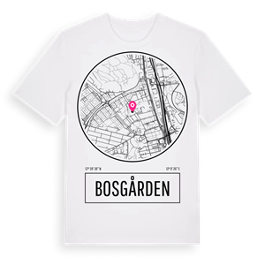 Bosgården t-shirt – ekologisk bomull t-shirt från Pinshirt