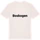 Vintage White t-shirt med Boskogen fetstil t-shirt