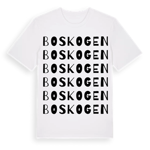 Boskogen ordlek t-shirt – ekologisk bomull t-shirt från Pinshirt