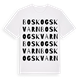 Boskogskvarn ordlek t-shirt