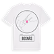 White t-shirt med Bosnäs t-shirt