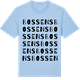 Blue Soul t-shirt med Bossens ordlek t-shirt