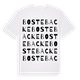 Bostebacke ordlek t-shirt