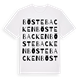 White t-shirt med Böstebacken ordlek t-shirt