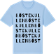 Blue Soul t-shirt med Böstekullen ordlek t-shirt