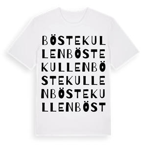 Böstekullen ordlek t-shirt – ekologisk bomull t-shirt från Pinshirt