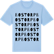 Blue Soul t-shirt med Bostorp ordlek t-shirt