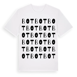 Bot ordlek t-shirt – ekologisk bomull t-shirt från Pinshirt