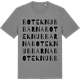 Mid Heather Gray t-shirt med Boteknubbarna ordlek t-shirt