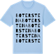 Blue Soul t-shirt med Boterstena ordlek t-shirt