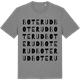 Mid Heather Gray t-shirt med Boterud ordlek t-shirt