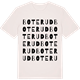 Vintage White t-shirt med Boterud ordlek t-shirt