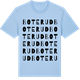 Blue Soul t-shirt med Boterud ordlek t-shirt