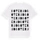 Boterud ordlek t-shirt