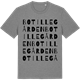 Mid Heather Gray t-shirt med Botillegården ordlek t-shirt