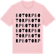 Pink Cotton t-shirt med Botorp ordlek t-shirt