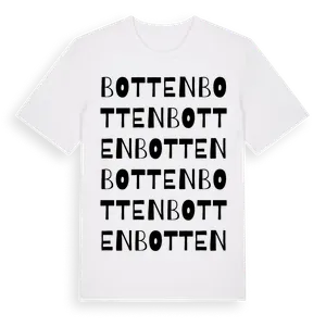 Botten ordlek t-shirt – ekologisk bomull t-shirt från Pinshirt