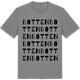 Mid Heather Gray t-shirt med Botten ordlek t-shirt