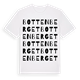 White t-shirt med Bottenberget ordlek t-shirt