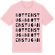 Pink Cotton t-shirt med Bottenstugan ordlek t-shirt