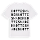 Bottesmaden ordlek t-shirt